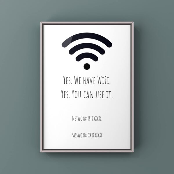 Wi-fi wall print - main product image