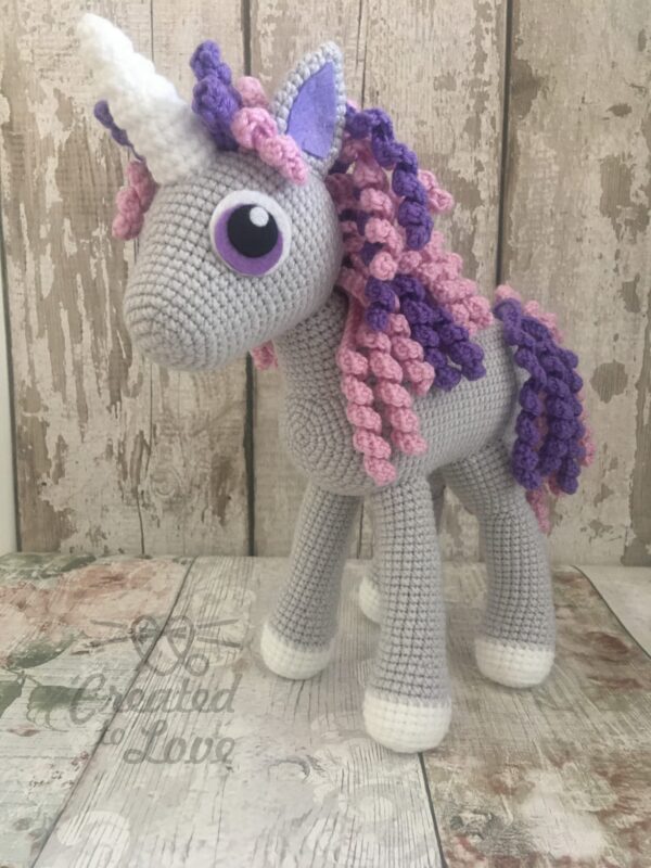 Handmade Unicorn toy, Birthday gift, Soft and cuddly, Christmas present, Baby shower, Eco safe - main product image