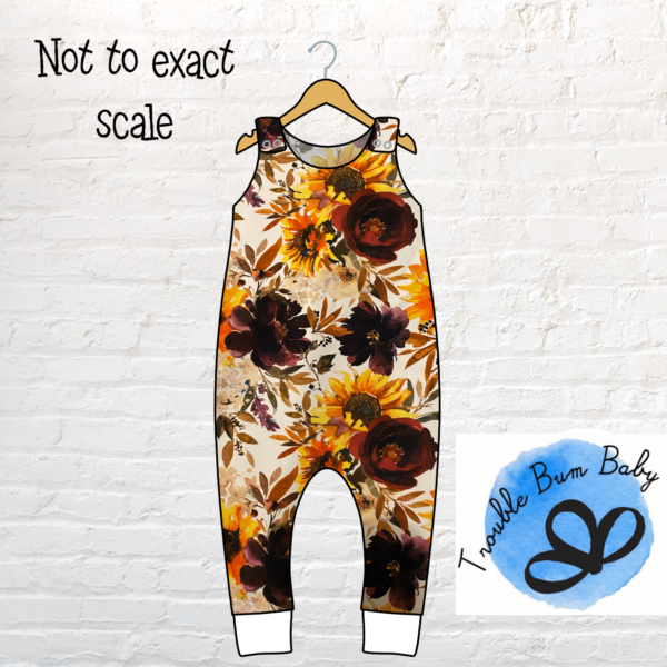 Sunflower Posy Over It All’s Romper - main product image