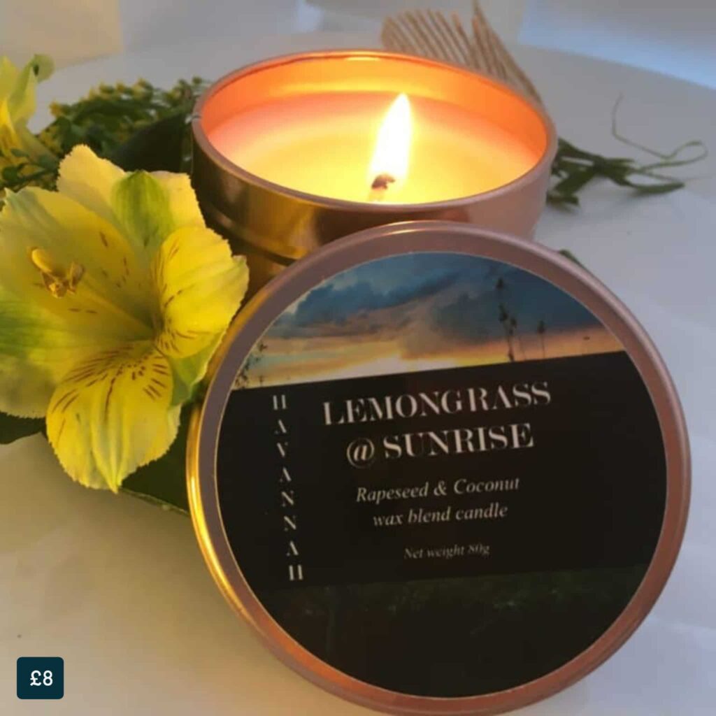 Lemongrass @ Sunrise Rapeseed & Coconut wax blend candle