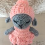 Handmade Sleeping sheep toy, Toddler Birthday gift, Soft and cuddly, Baby shower, Christmas present