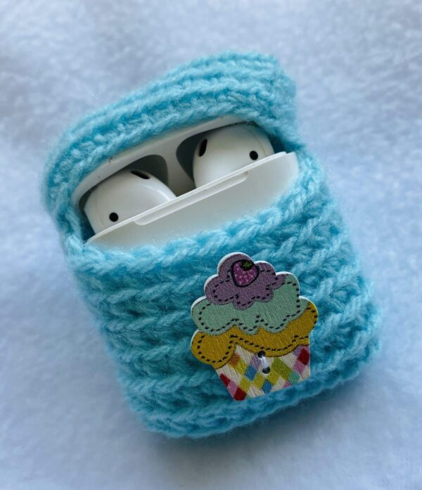 HANDMADE CROCHET APPLE AIRPODS CASE - product image 3