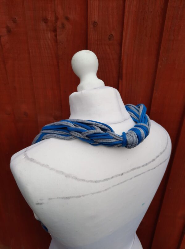 Arm knit i-cord T Shirt yarn infinity scarf - product image 4