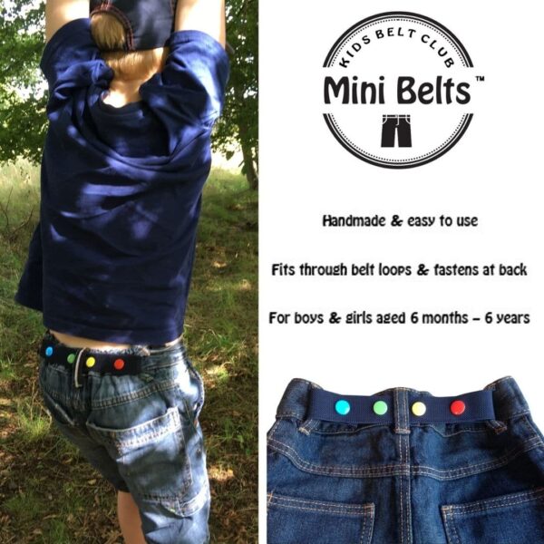 Mini Belts – Navy Blue - main product image