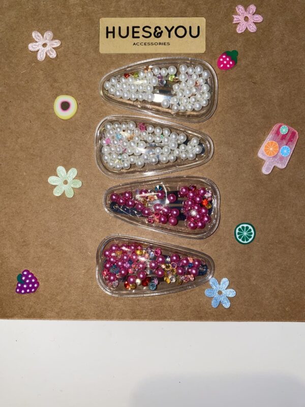Shaker Hair Clip/Confetti Hair Clip/Girls Hair Clips/Baby Hair Clips/ Snap Hair Clips - product image 2