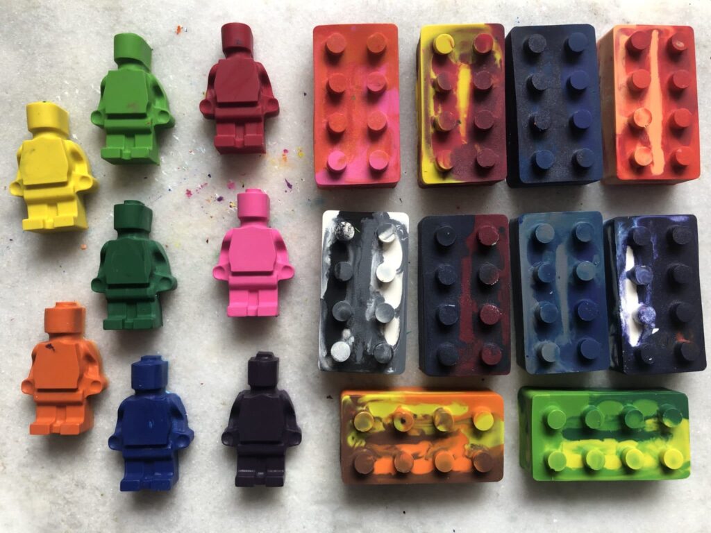 ‘Lego’ Crayons