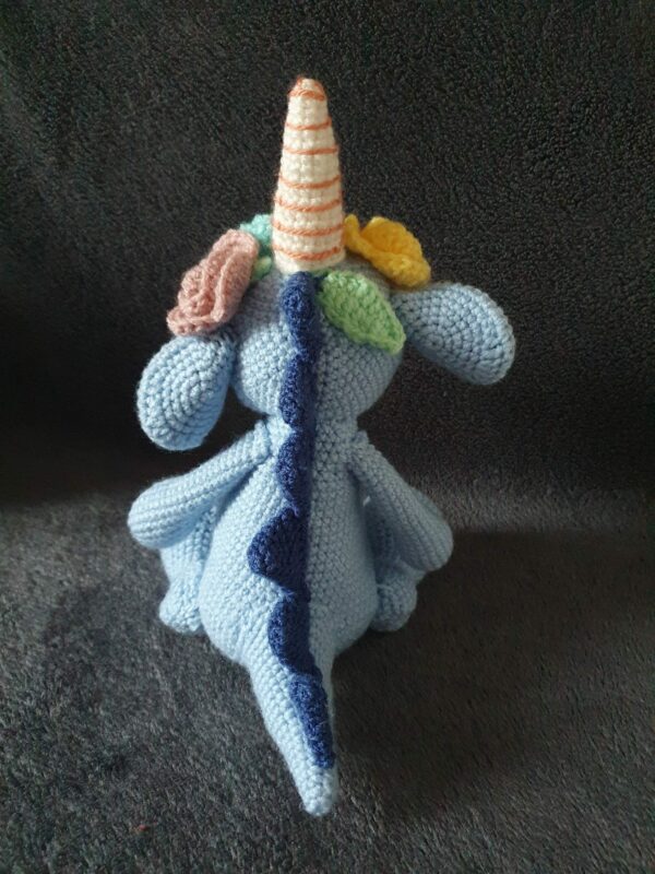 Crochet Bobby the dinocorn - product image 4