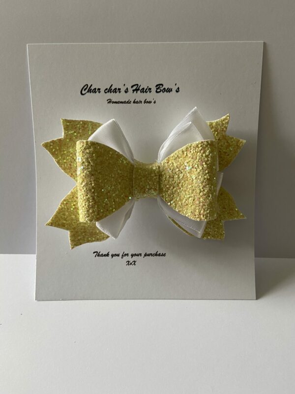 Glitter Triple hair bow - product image 2