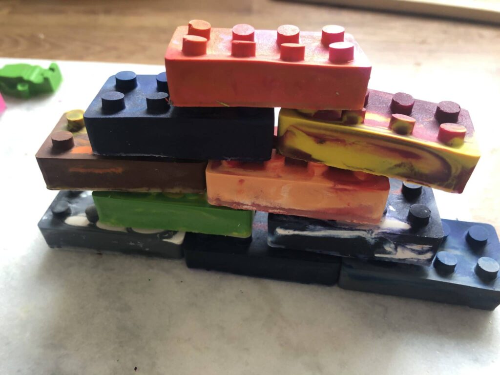 ‘Lego’ Crayons