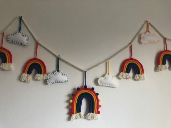 NHS Rainbow Bunting Wall Hanging - main product image