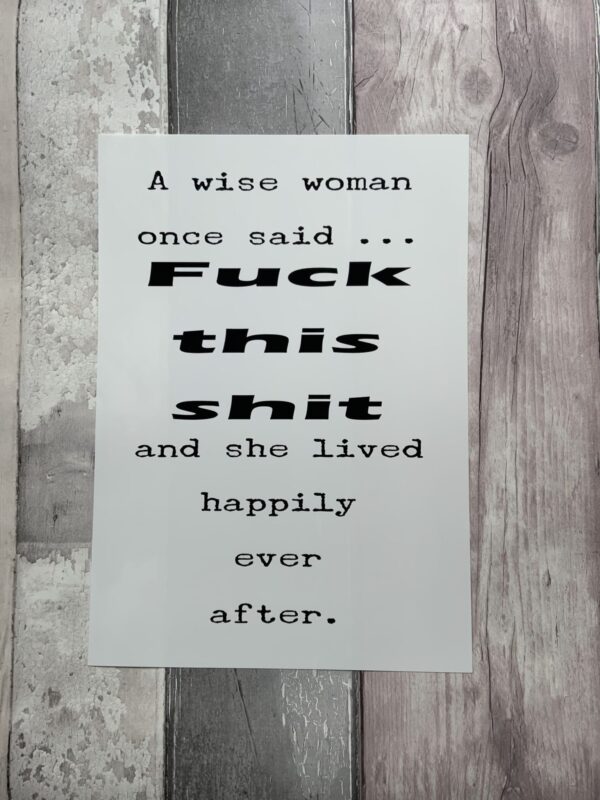 Positivity quote wall art,Unframed A4 wall art, Feminist wall art - product image 2