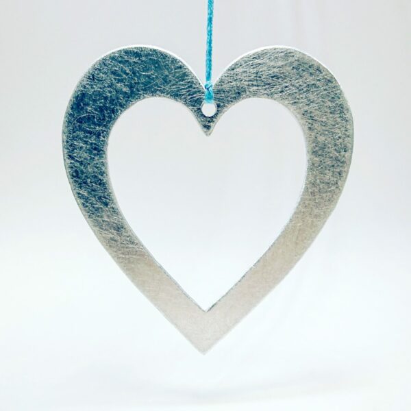 10th Wedding Anniversary Hanging Heart - main product image