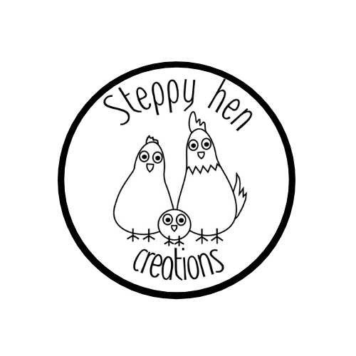 Steppy hen creations shop logo