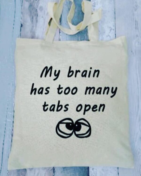 Funny tote bag reusable, eco -friendly tote bag - main product image