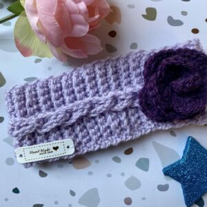 Crochet headband for girls