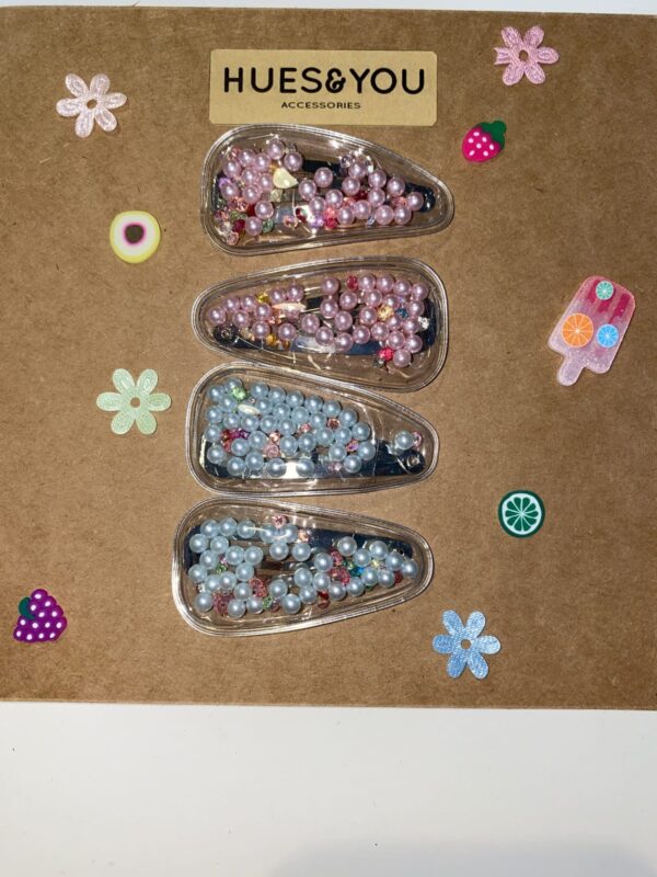 Shaker Hair Clip/Confetti Hair Clip/Girls Hair Clips/Baby Hair Clips/ Snap Hair Clips - product image 3