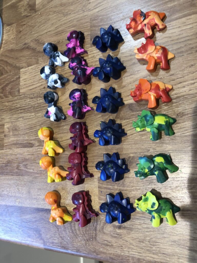 Dinosaur Crayons