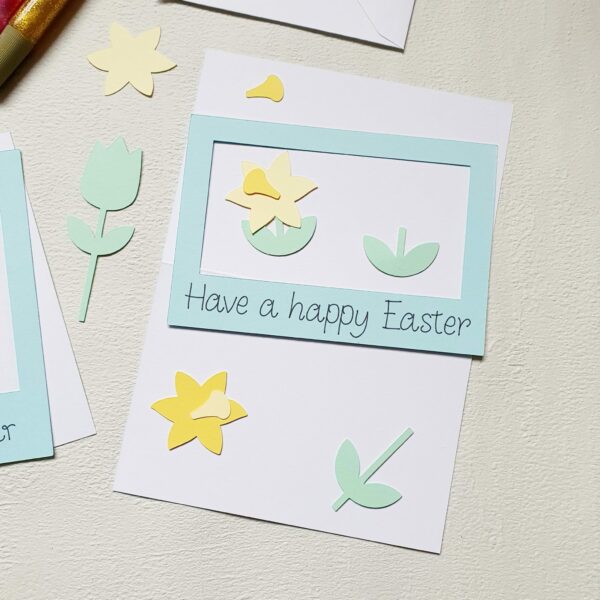 Easter Card Making Kit – Tulips & Daffodils – Twin Pack - product image 2