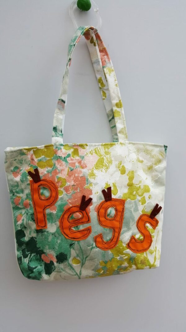 Peg bag – free hand appliqued - main product image