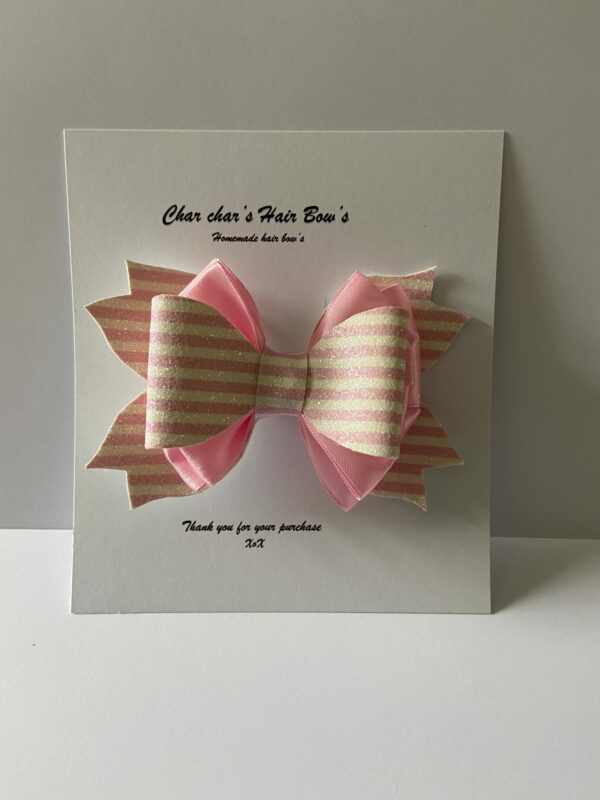 Triple hair bow - main product image