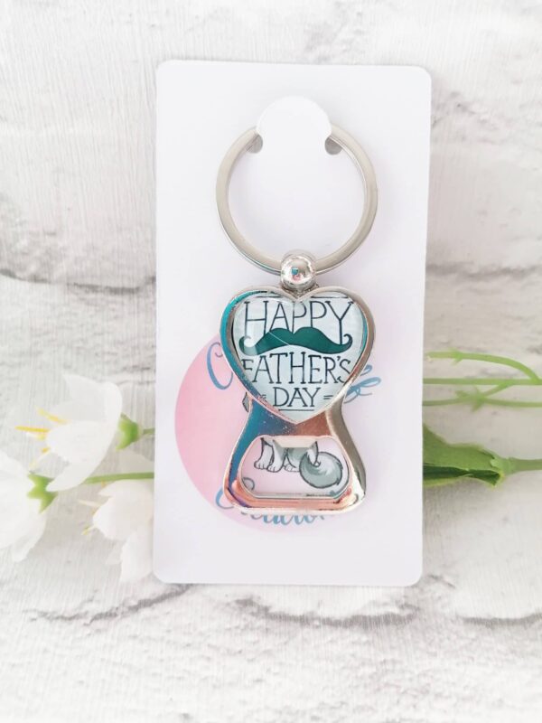 Father’s day bottle opener keyring - main product image