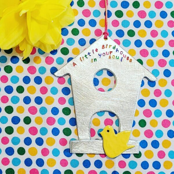 Birdhouse hanging decoration - main product image