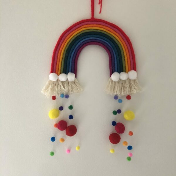 NHS Charity Rainbow Pom Pom Hanging - product image 5