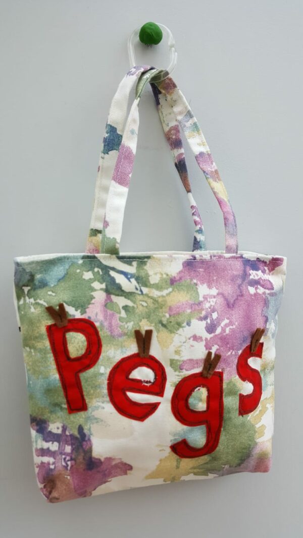 Appliqued Peg Bag - main product image