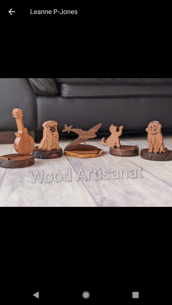 Handmade Wooden Mobile phone Stands - main product image