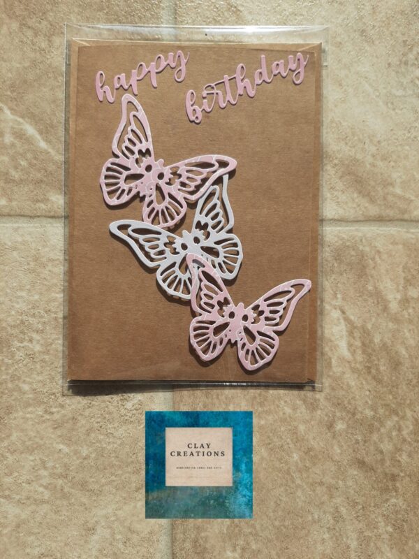 Butterfly birthday card - main product image