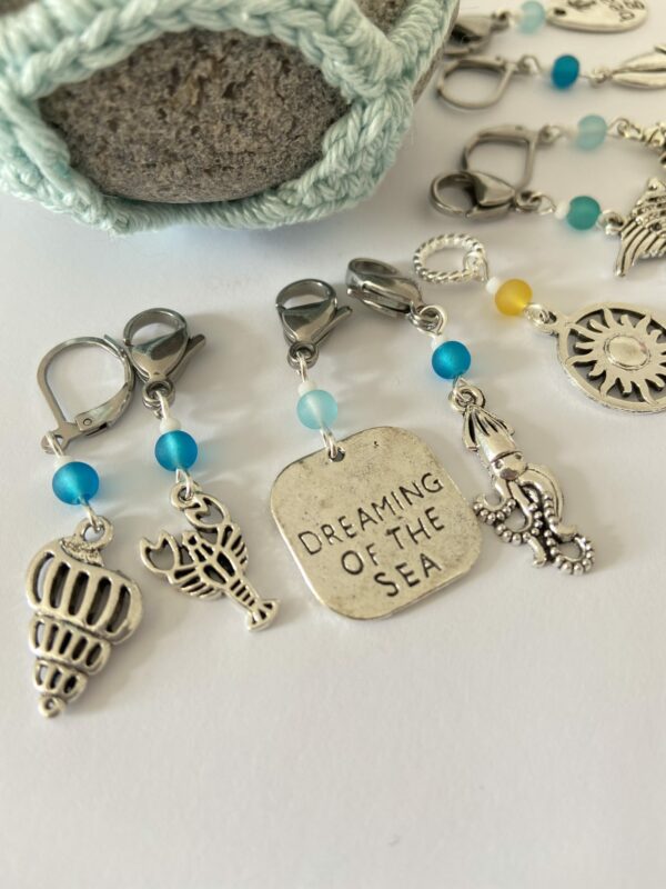 Seaside Themed Stitch Markers - product image 3