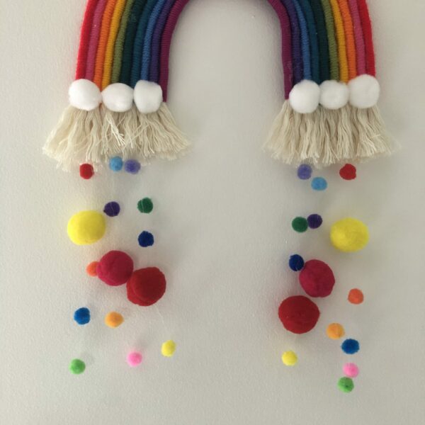 NHS Charity Rainbow Pom Pom Hanging - product image 4