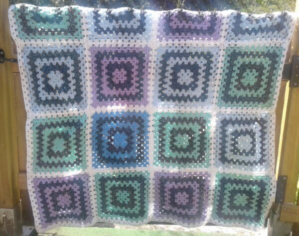 Crochet Granny Square Blanket - product image 3