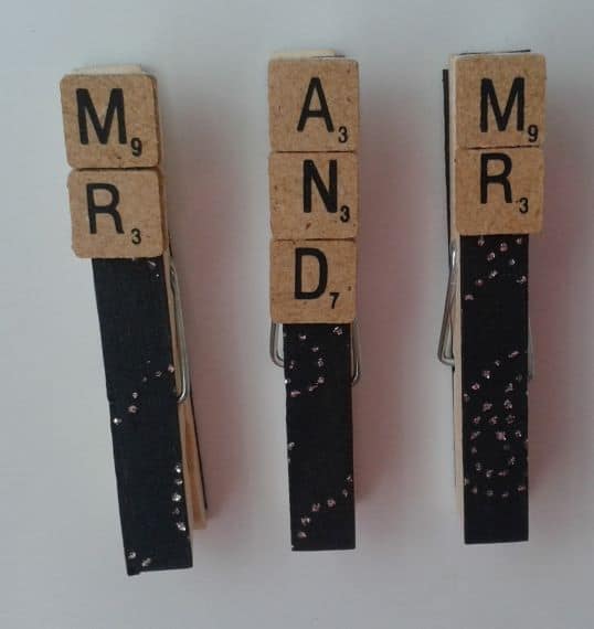 Mr and Mr Set of 3 Magnetic Peg Magnets – Great for Fridge or Noticeboard - main product image