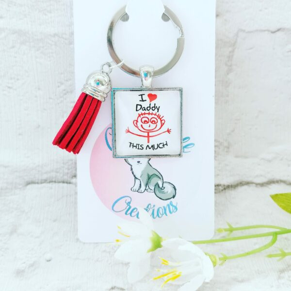 I love daddy keyring - main product image