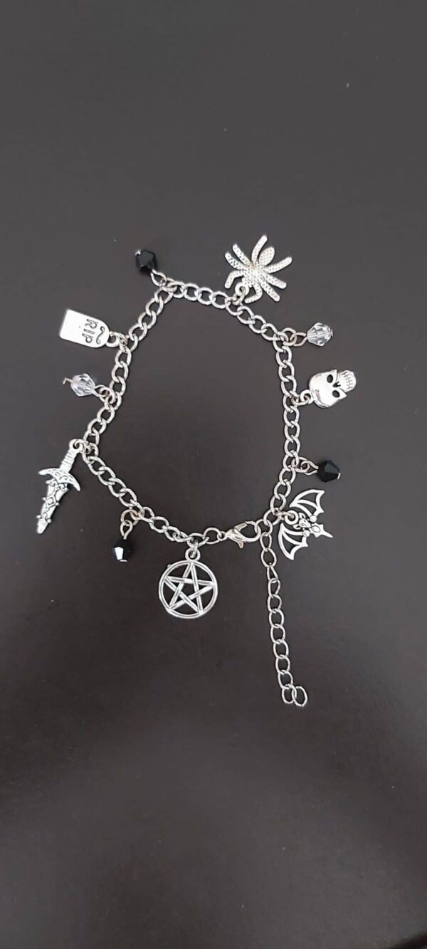 Gothic charm bracelet - main product image