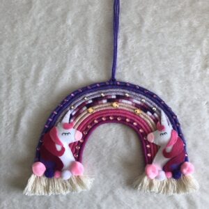 Unicorn Rainbow Macrame Hanging: placeholder image (loading)