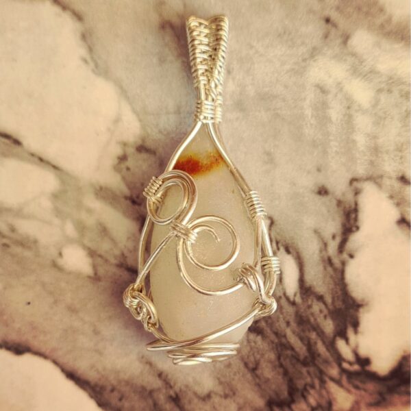 Teardrop Quartz Geode Pendant - product image 2