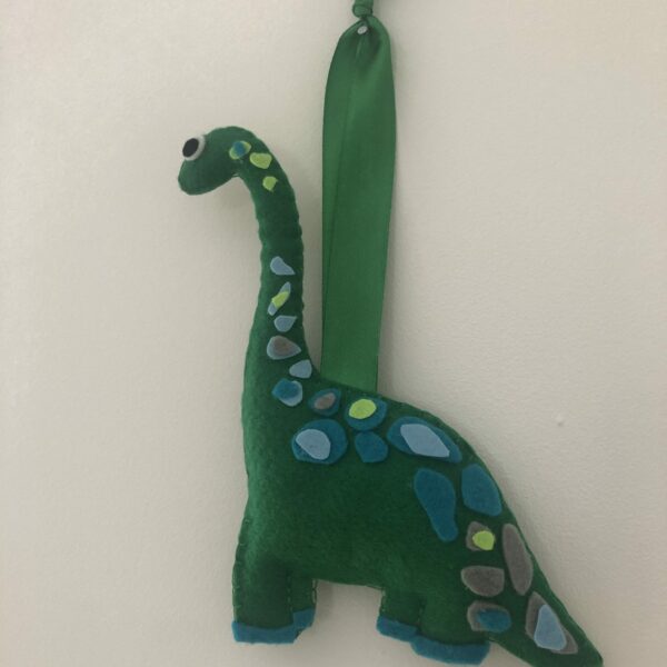 Felt dinosaur wall hanging - product image 4