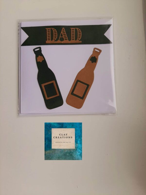 Father’s day bottle card - main product image