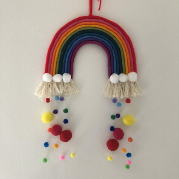 NHS Charity Rainbow Pom Pom Hanging - main product image