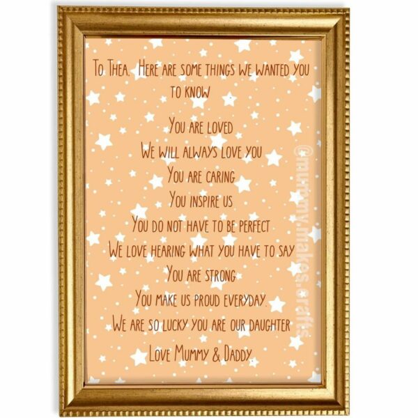 Positive Affirmations Childs Print - product image 5