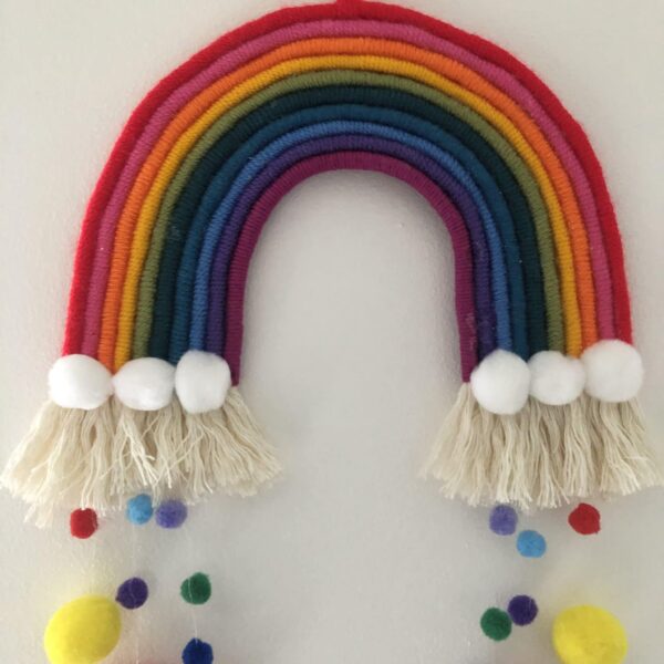 NHS Charity Rainbow Pom Pom Hanging - product image 3