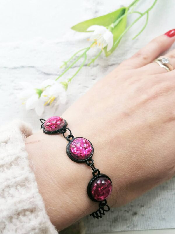 Glitter cabochon bracelet - product image 3