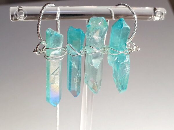 Mystic Blue Quartz necklace - product image 2
