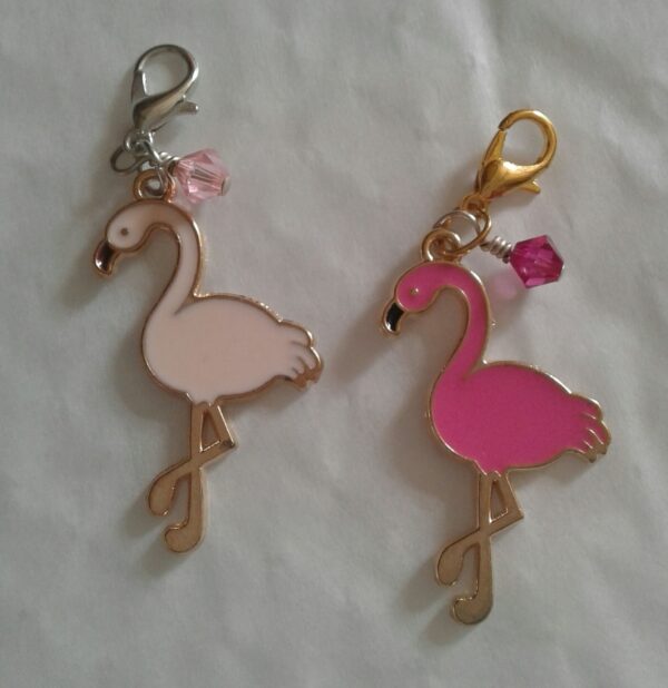 Flamingo Stitch Markers - main product image