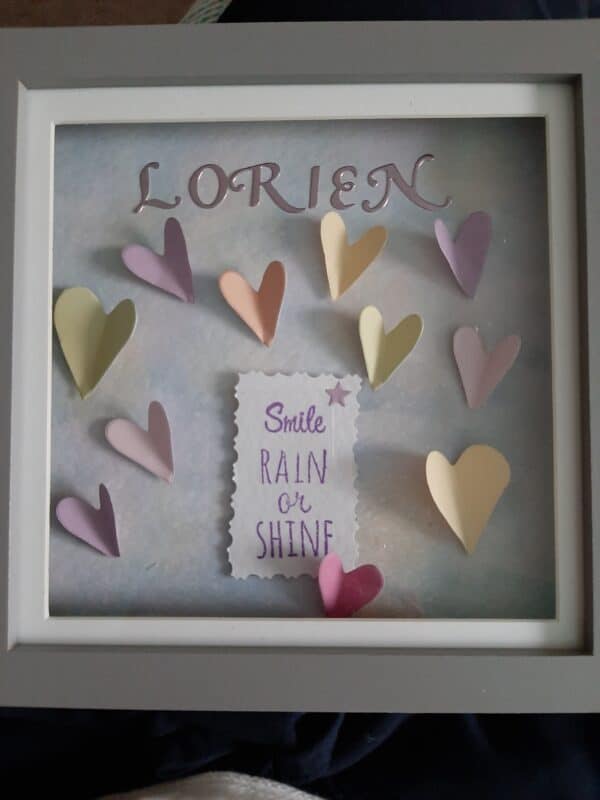 Personalised heart frame - product image 2