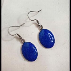 Oval earrings