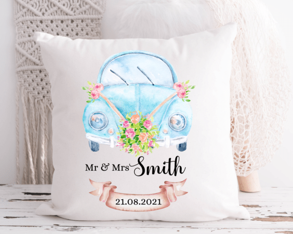 Personalised Wedding cushion /cover. - main product image