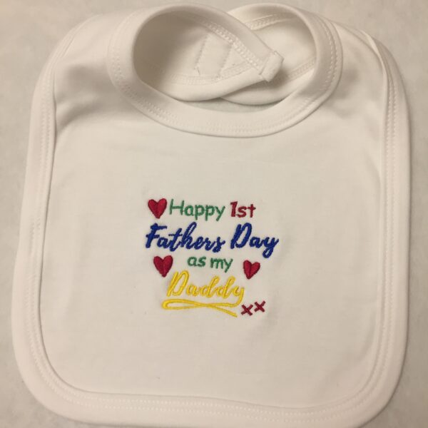 1st Fathers Day Bib - main product image